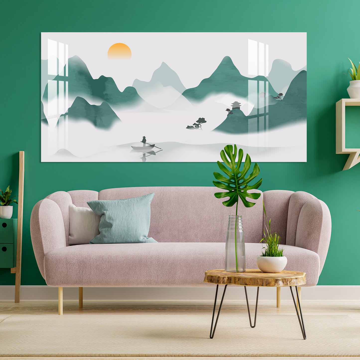 Foggy Forest Acrylic Wall Art