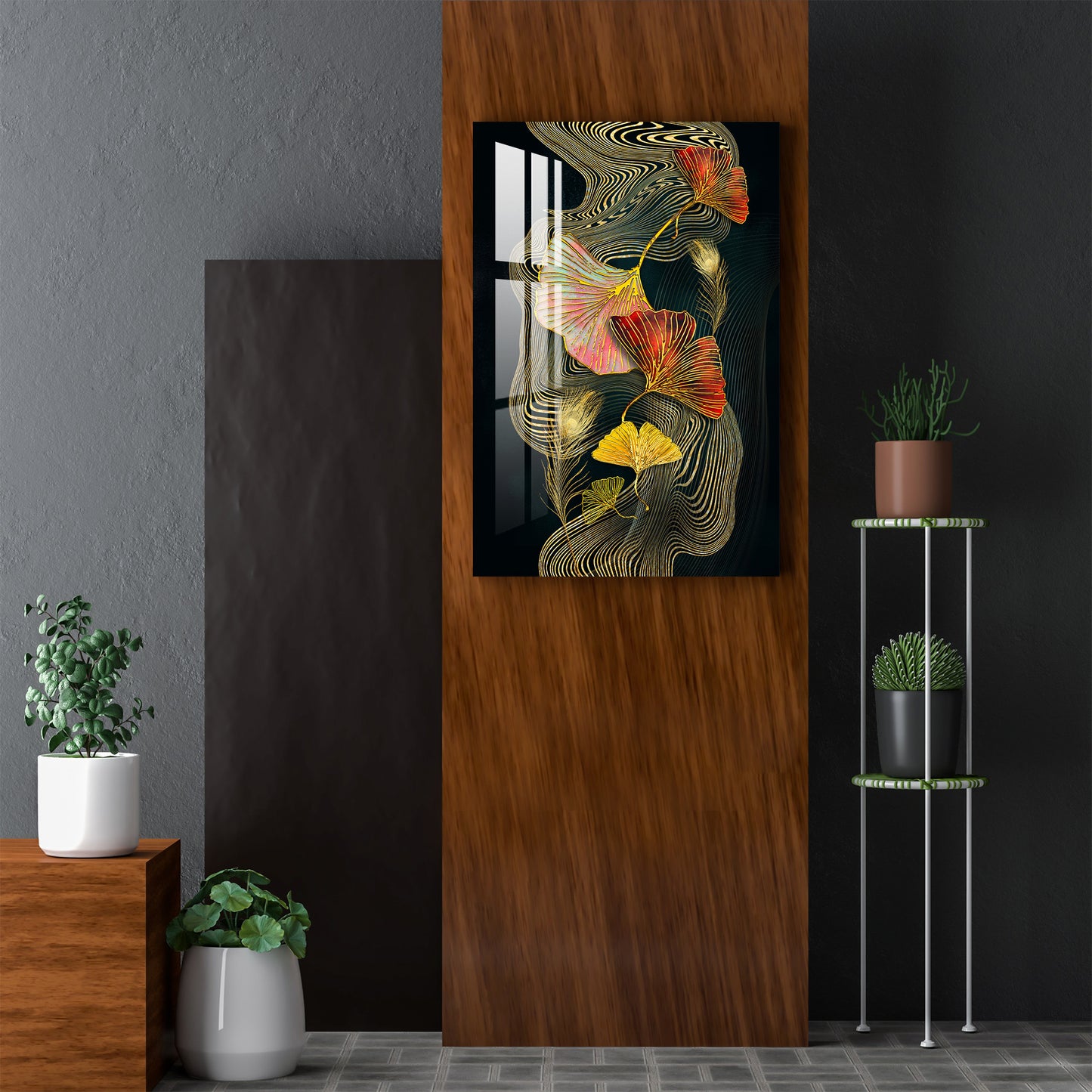 Golden Path Acrylic Wall Art