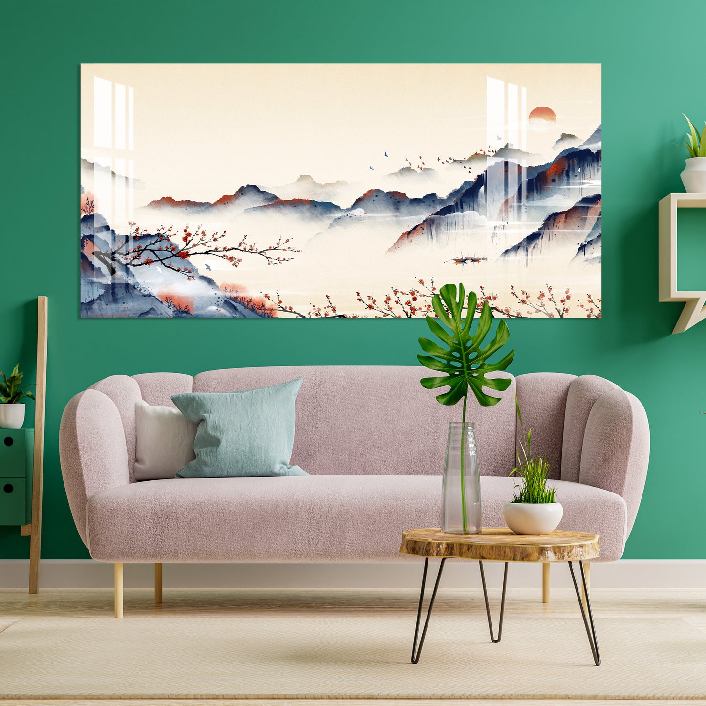 Himalayan Sunset Acrylic Wall Art
