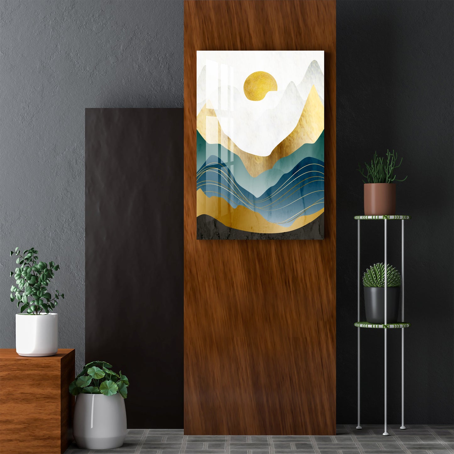 Beauty of Mountains Acrylic Wall Art