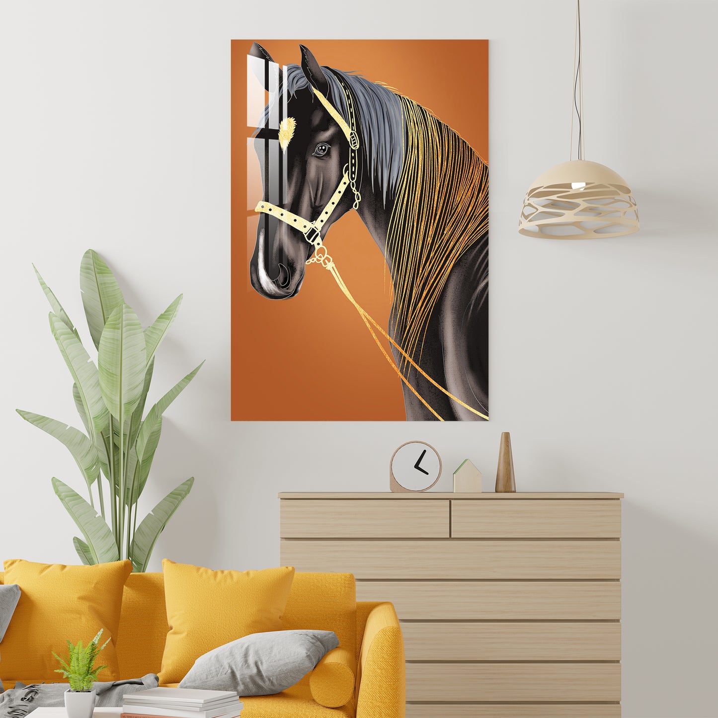 Splendid Stallion Acrylic Wall Art