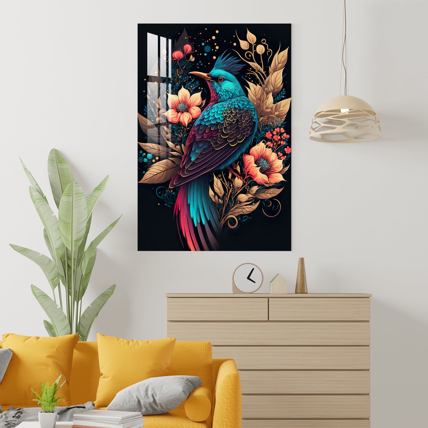 Tropical Bird Acrylic Wall Art