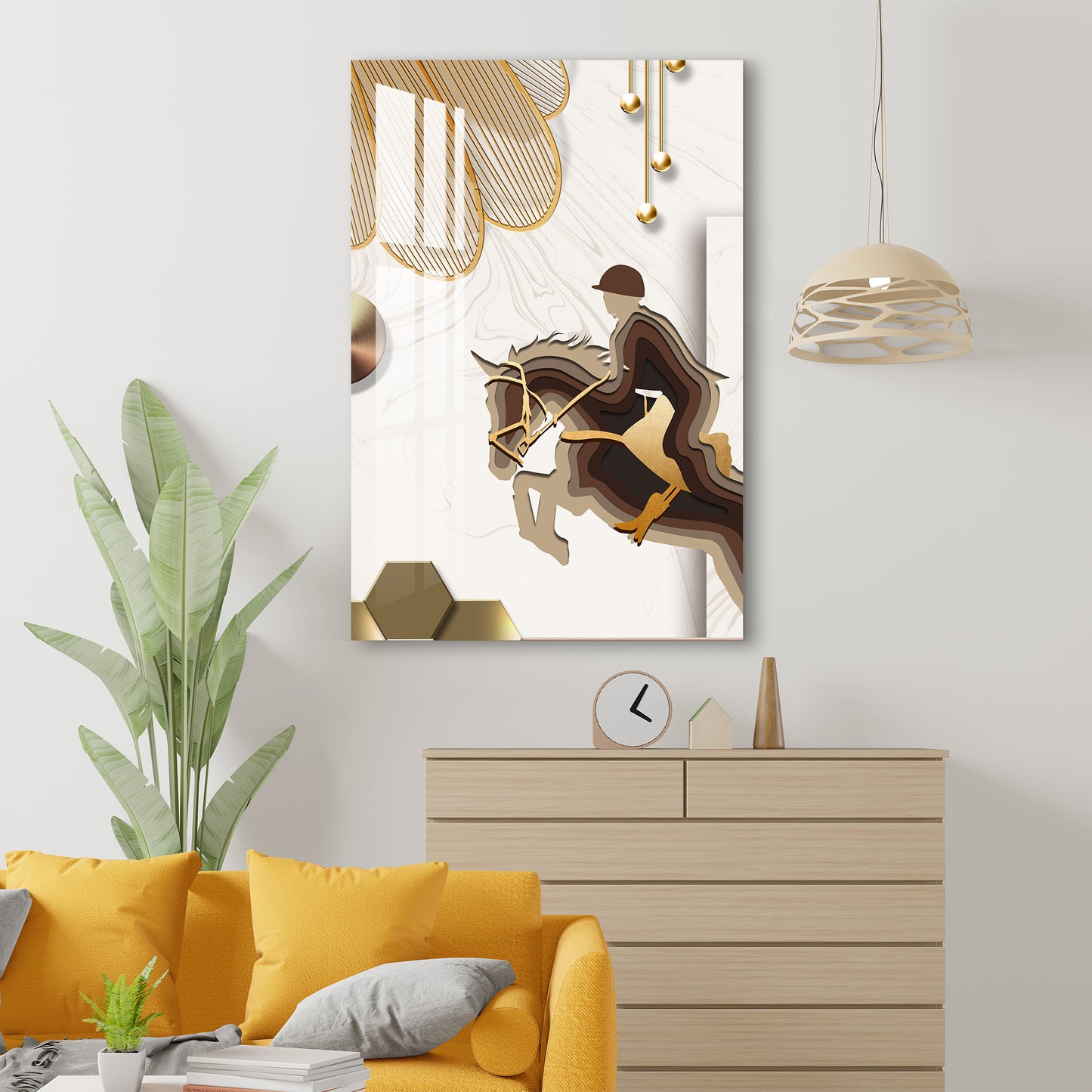 Man on The Horse Acrylic Wall Art