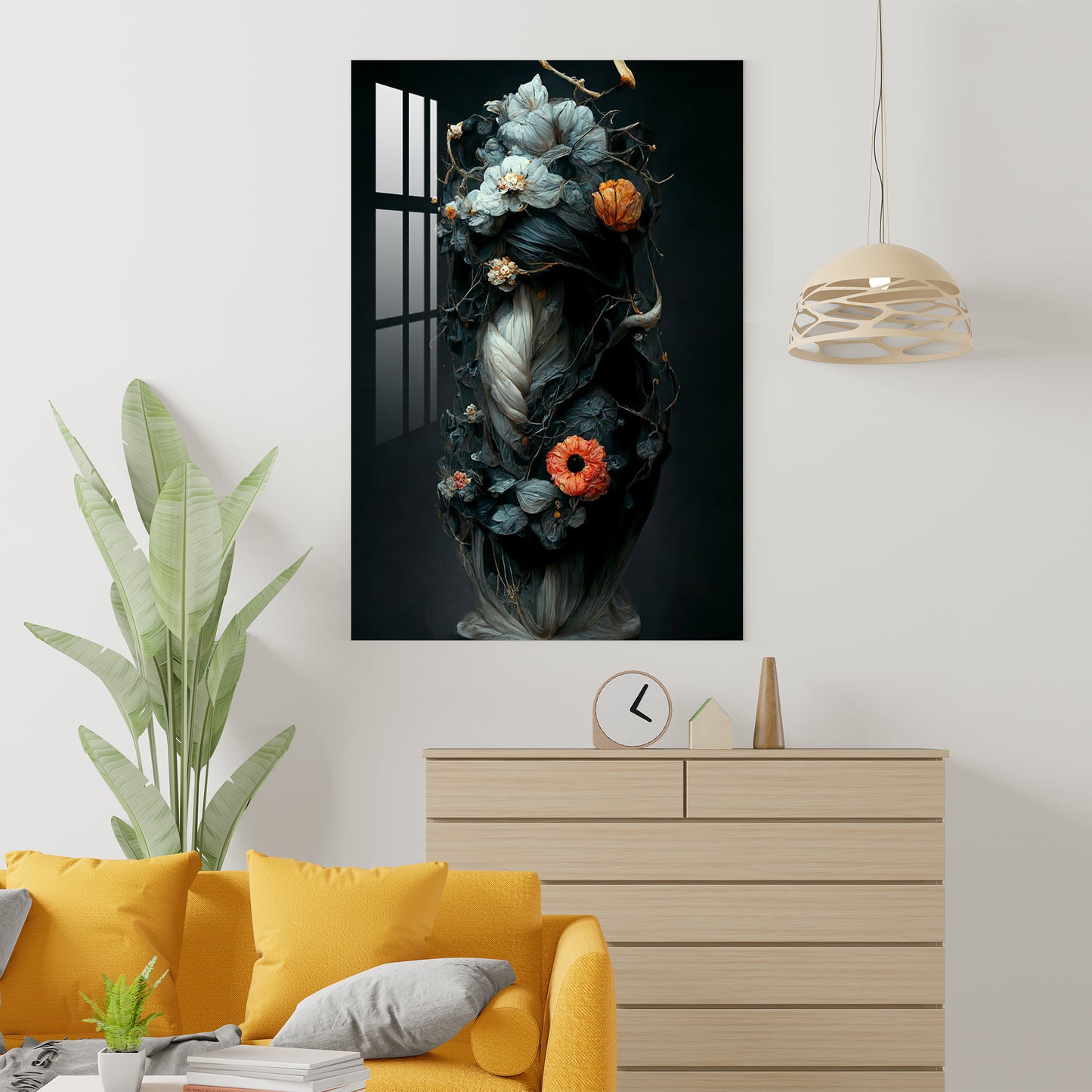 Ghost Orchids Acrylic Wall Art