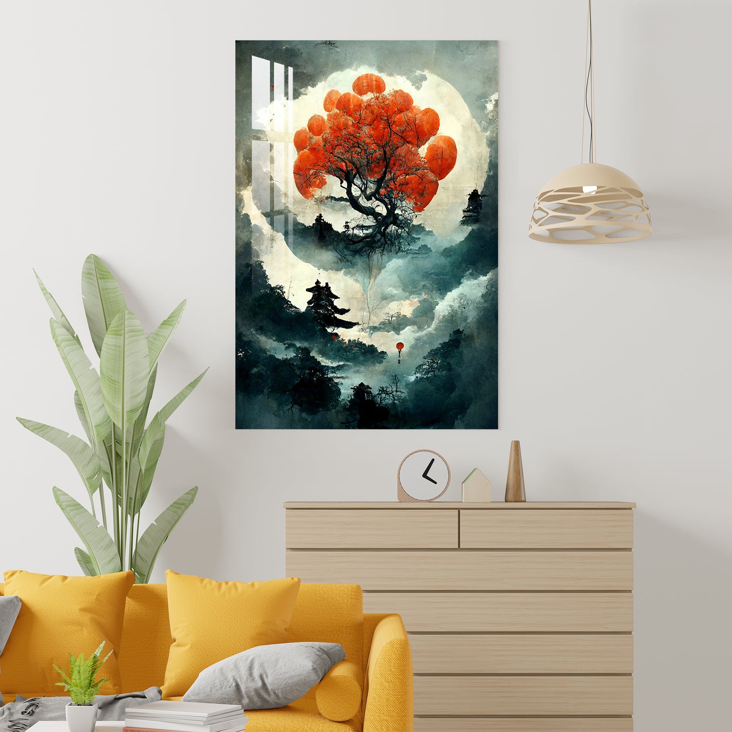Floating Lanterns Acrylic Wall Art