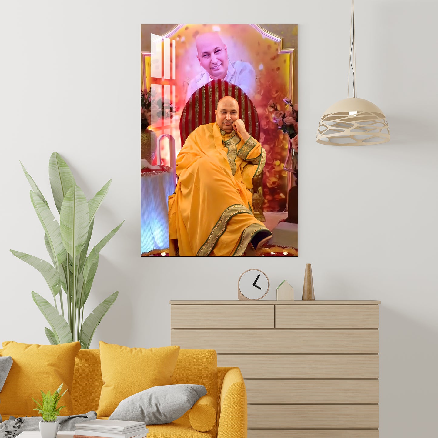 Guruji Acrylic Wall Art