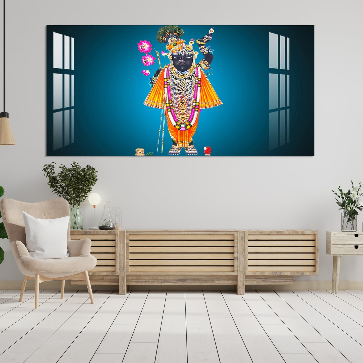 Shreenathji Pichwai Acrylic Wall Art