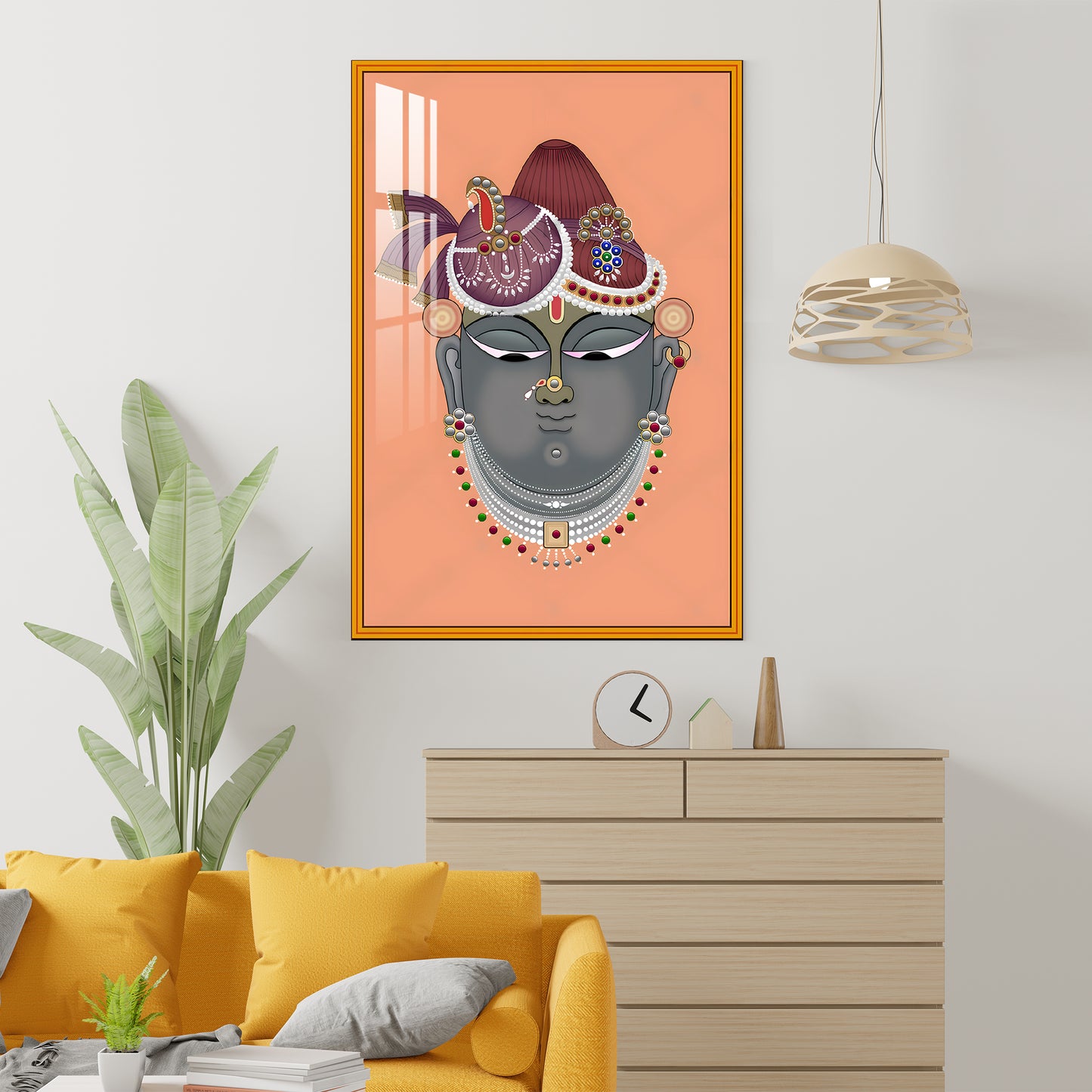 Shreenath Ji Acrylic Wall Art