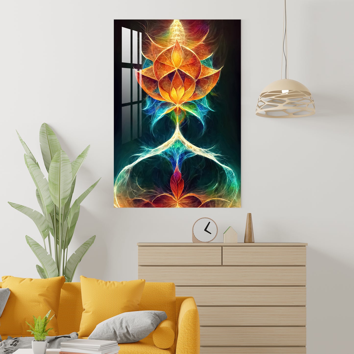 The Spark of Divine Acrylic Wall Art