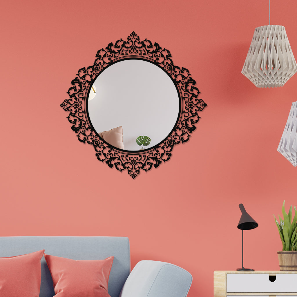 Classic Vintage Metal Wall Mirror