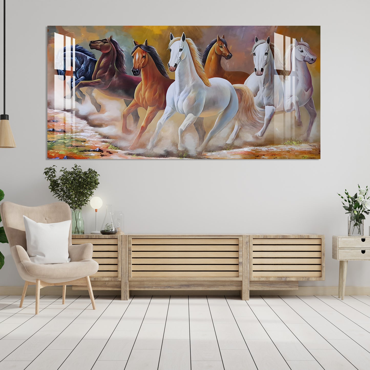 British Terminal Horses Acrylic Wall Art