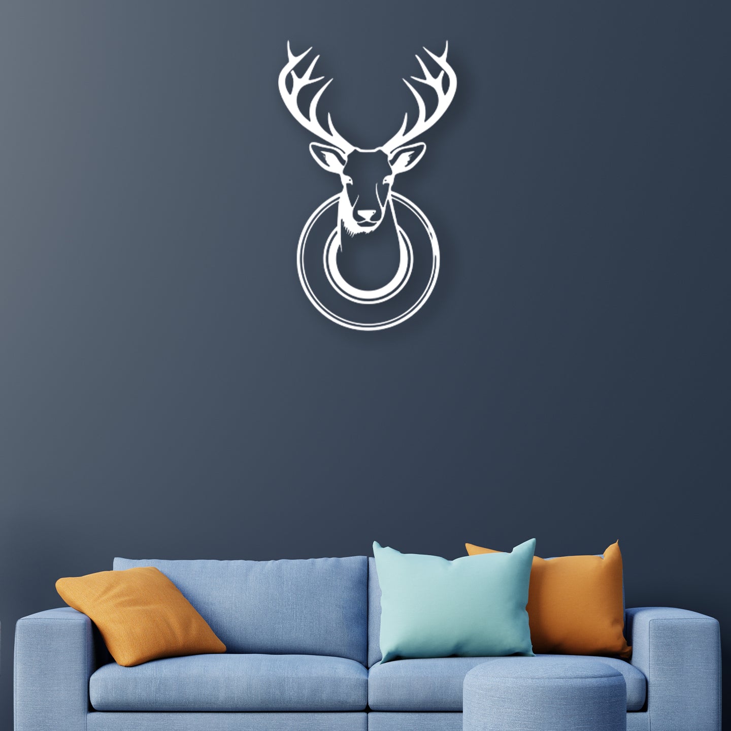 Ultimate Deer Head Metal Wall Art