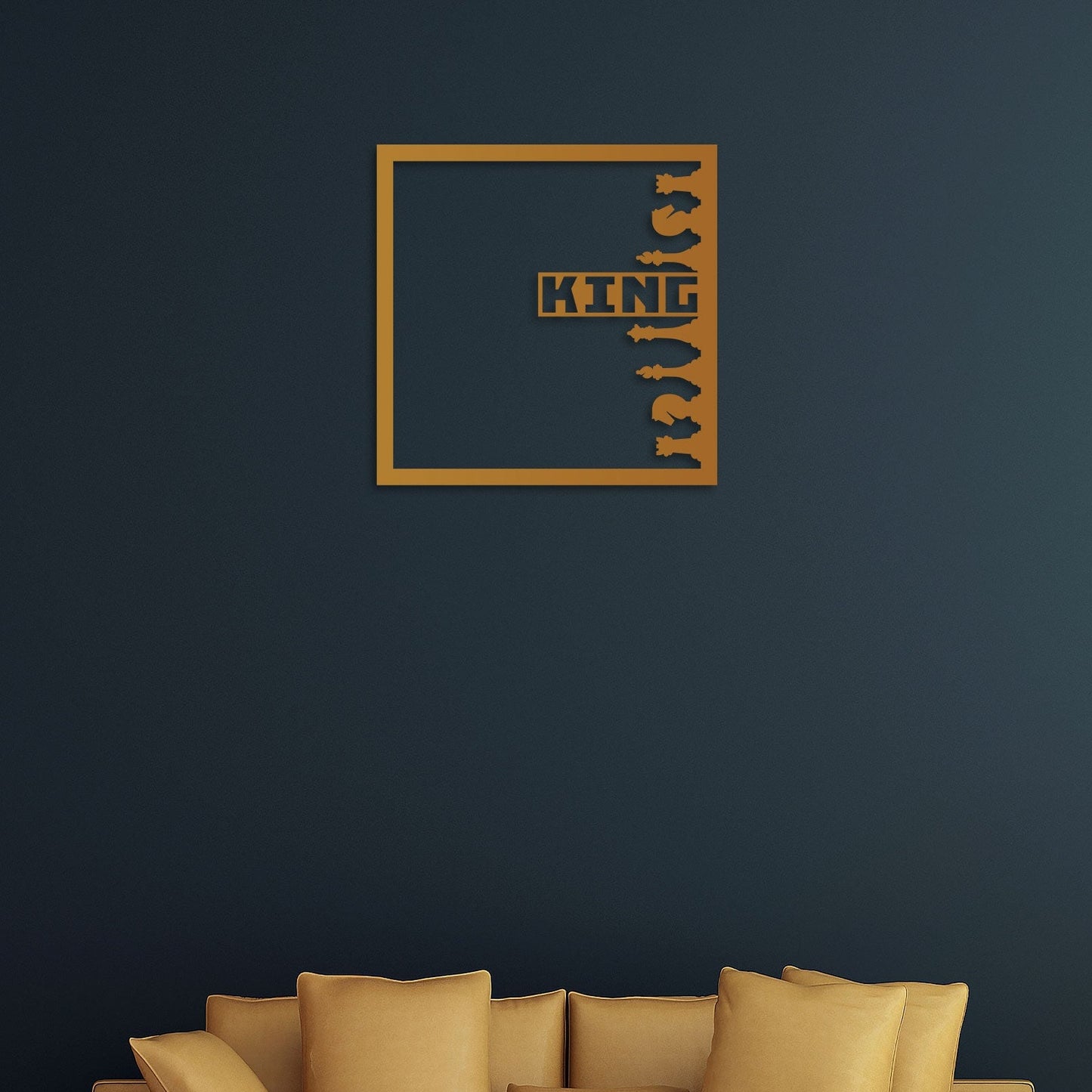Chess King Metal Wall Art 5