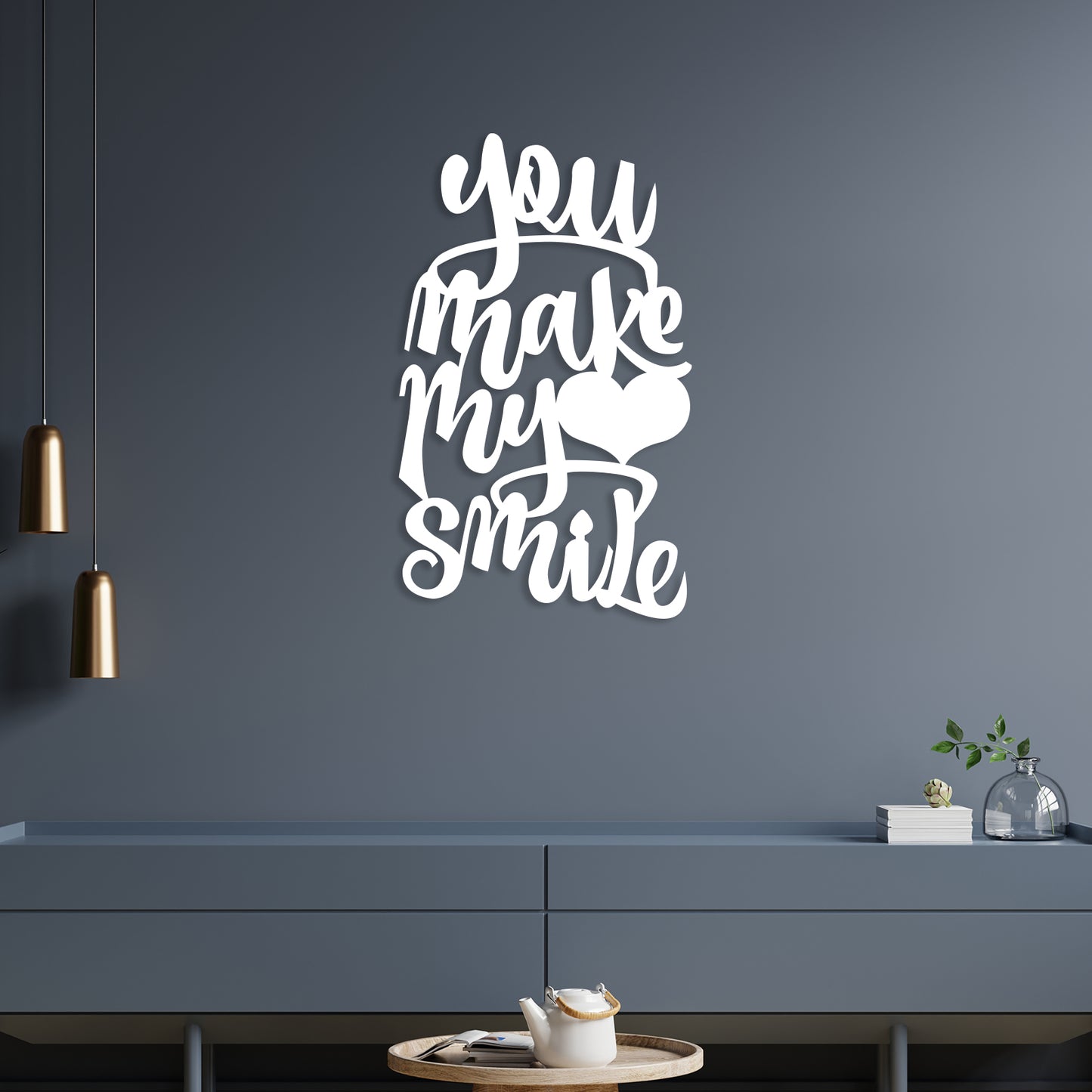 Loving Words Metal Wall Art