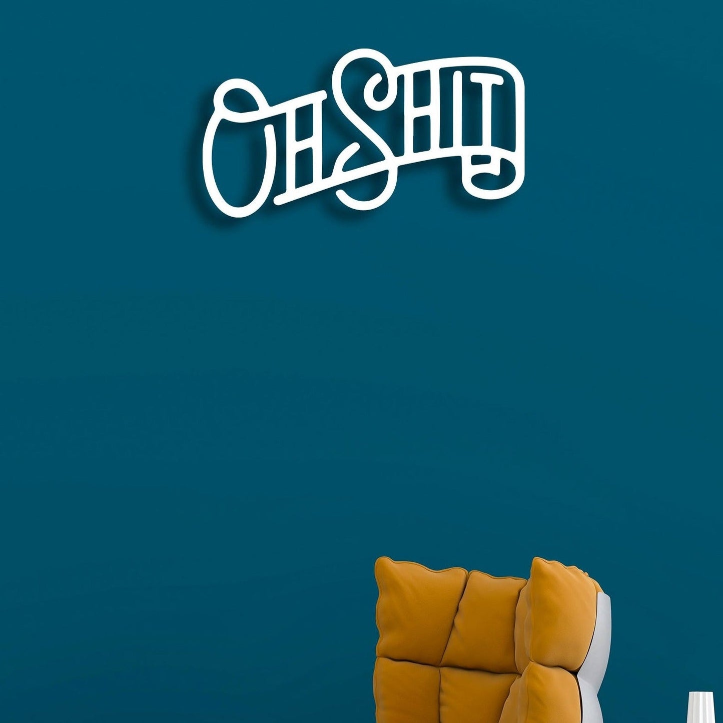 Oh Shit Metal Wall Art 5