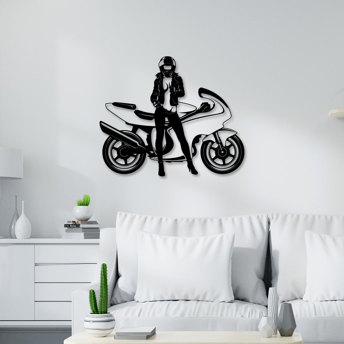 Sports Bike Metal Wall Art