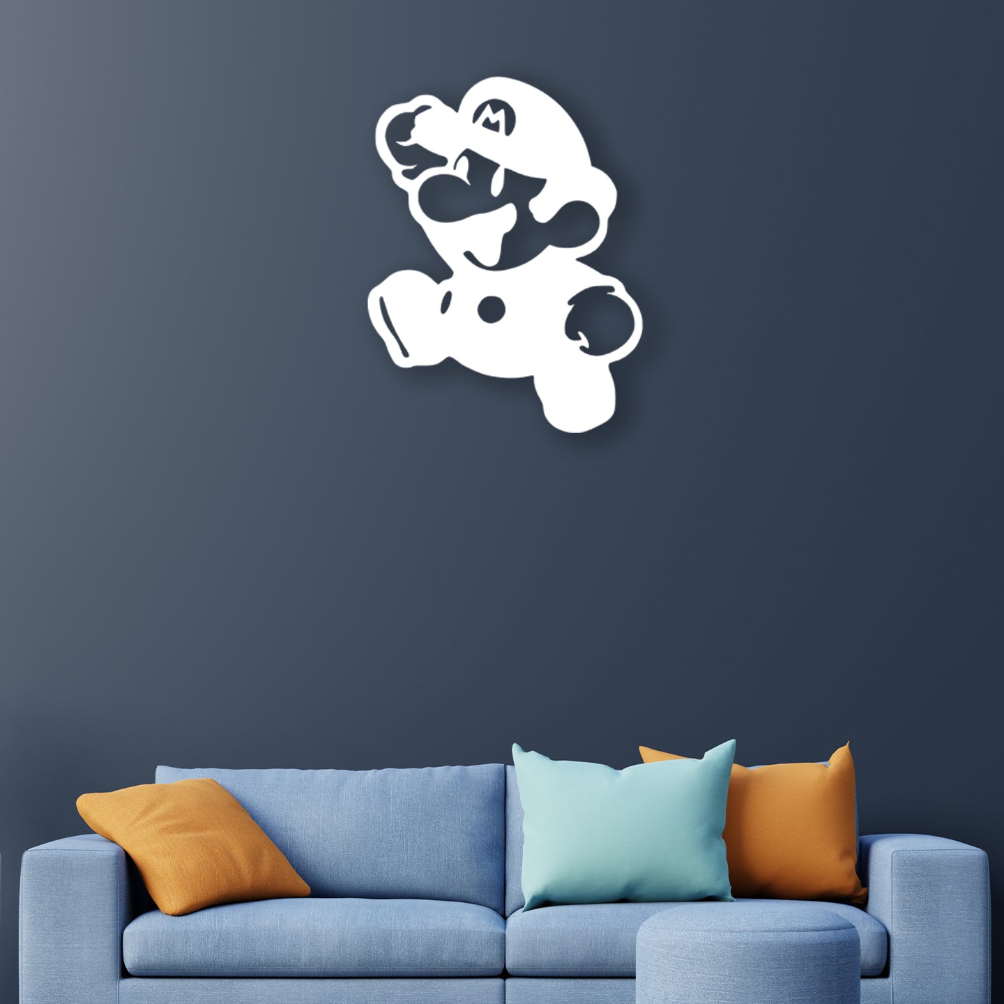 Super Mario Metal Wall Art
