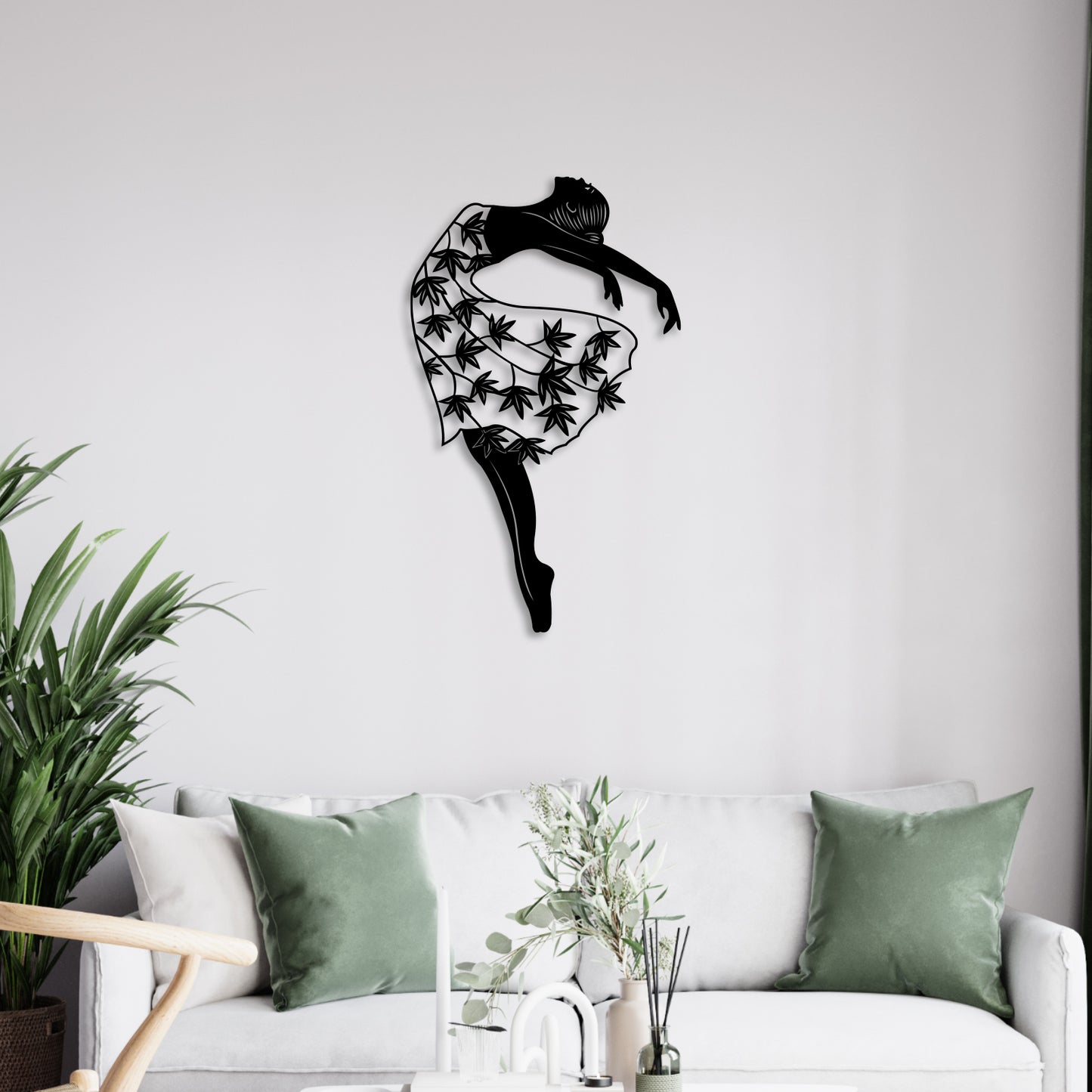 Dancing Girl Metal Wall Art