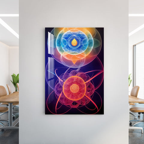 Energy Chakra Acrylic Wall Art - 23.5X16 inches / 3MM