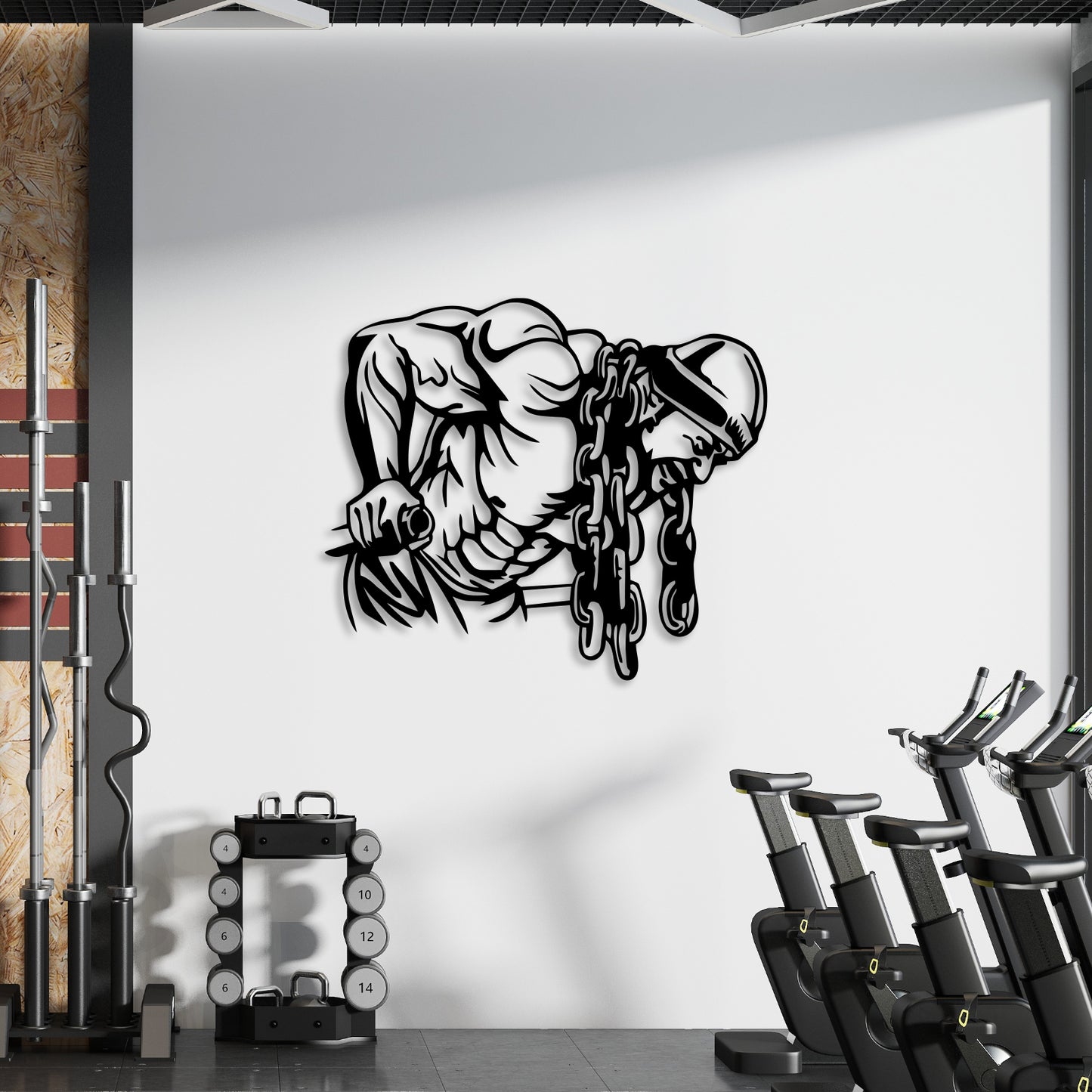 Heavy Exercise Metal Wall Art
