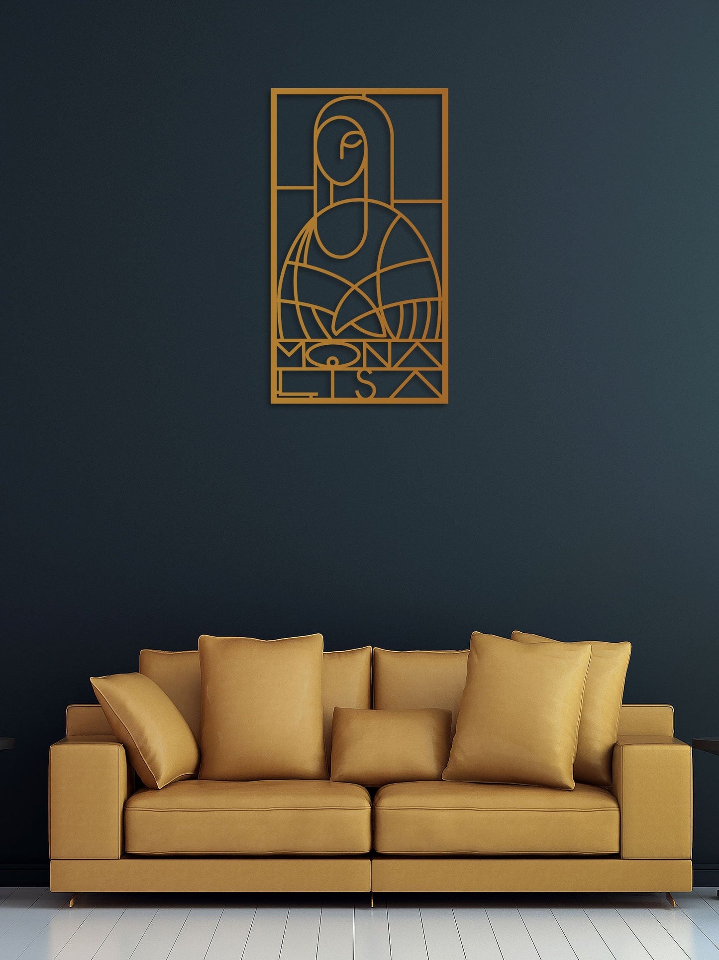 Mona Lisa Metal Wall Art 5