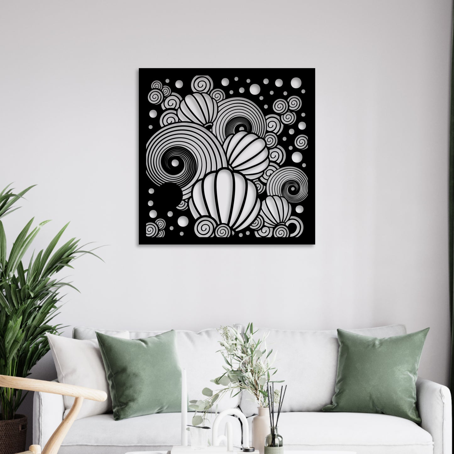 Rangoli Metal Wall Art