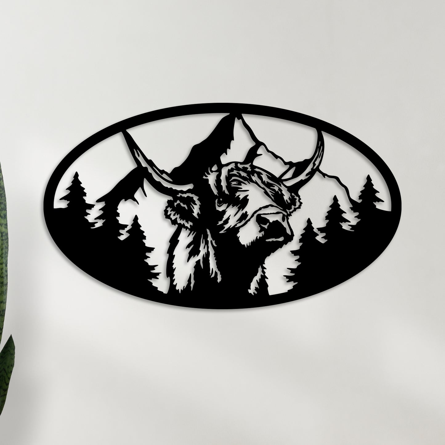 Forest Scenery Metal Wall Art