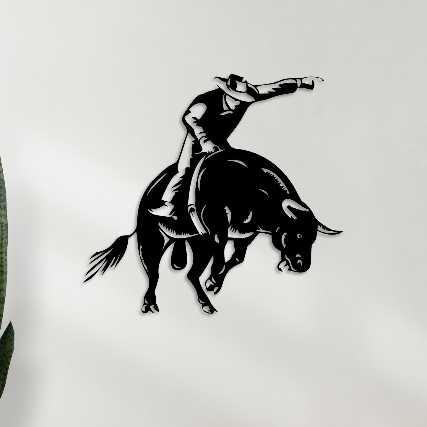 Bull Fighting Metal Wall Art