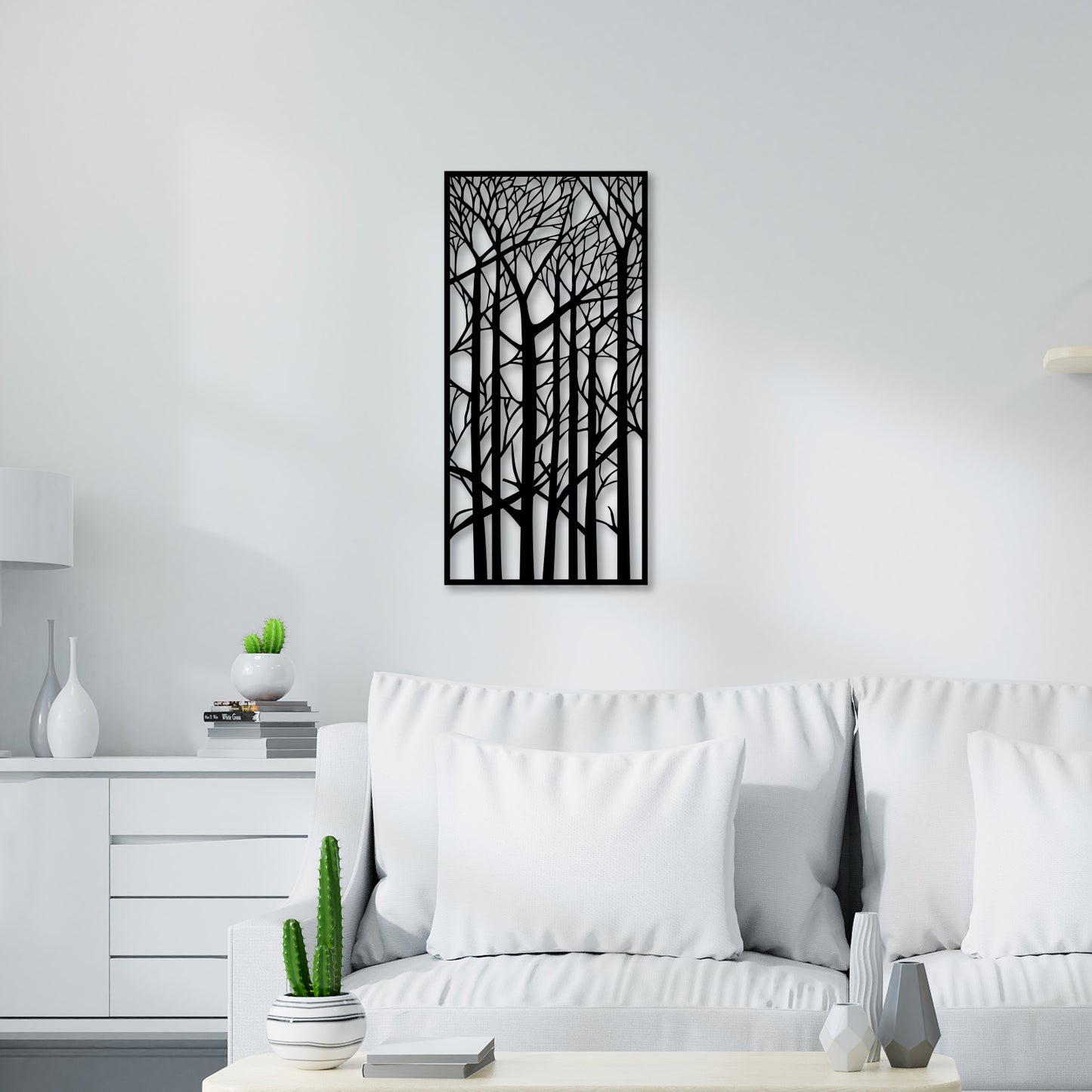 Tree Forest Metal Wall Art