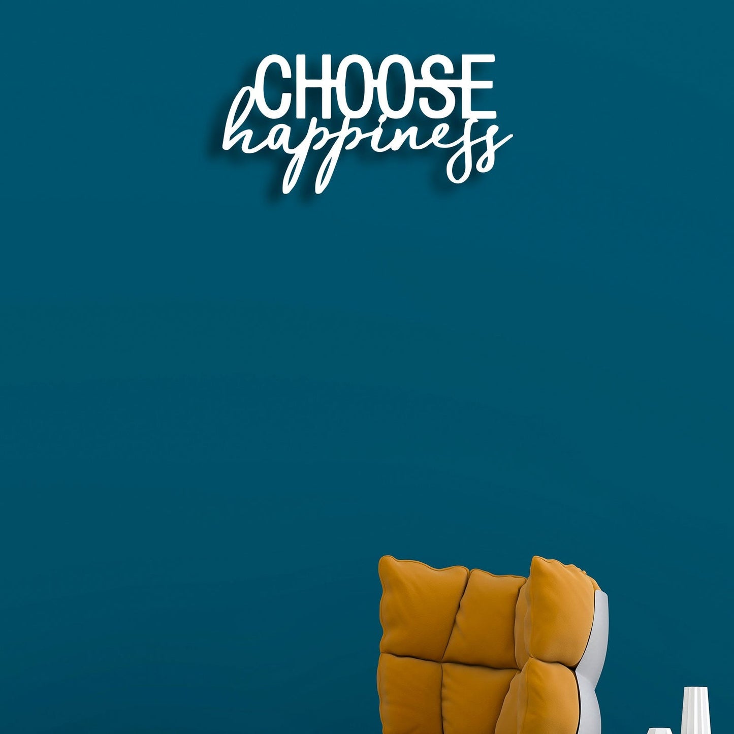 Choose Happiness Metal Wall Art 5
