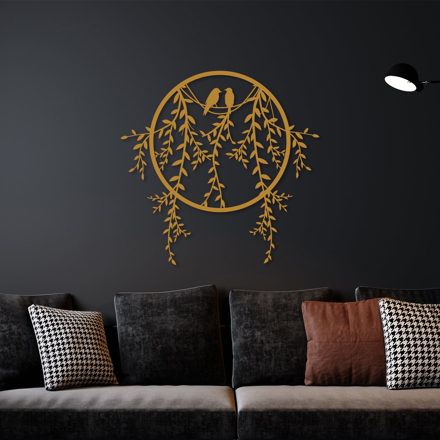 Bird Sitting Metal Wall Art