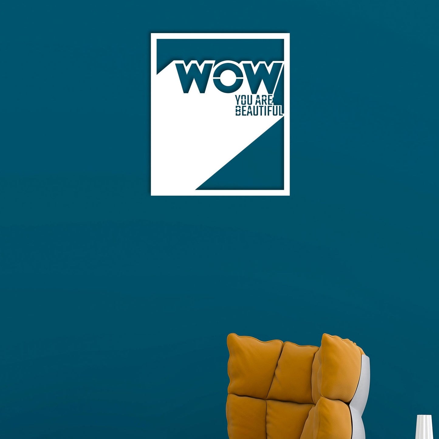 You Are Beautiful Metal Wall Art 5