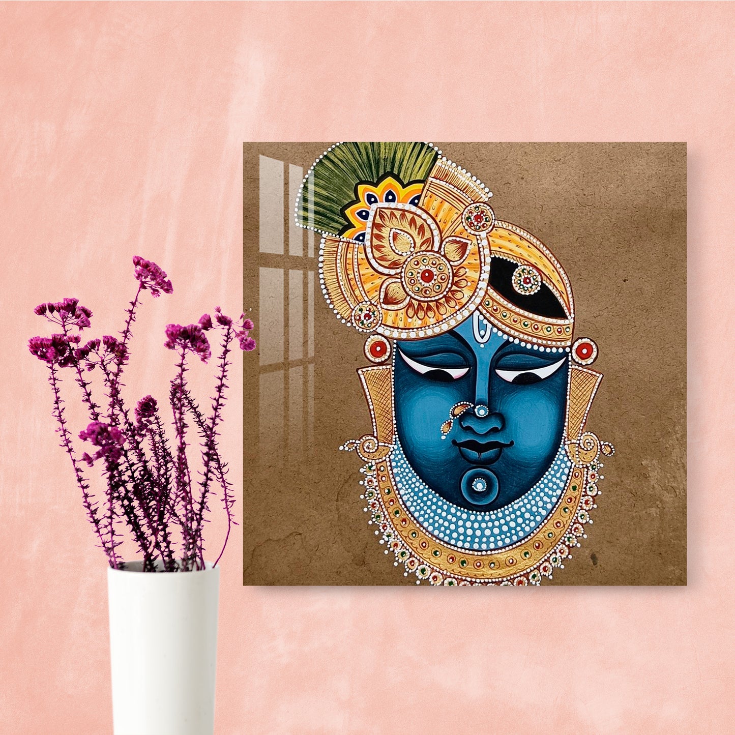 Jeweled Shreenathji acrylic Wall Art