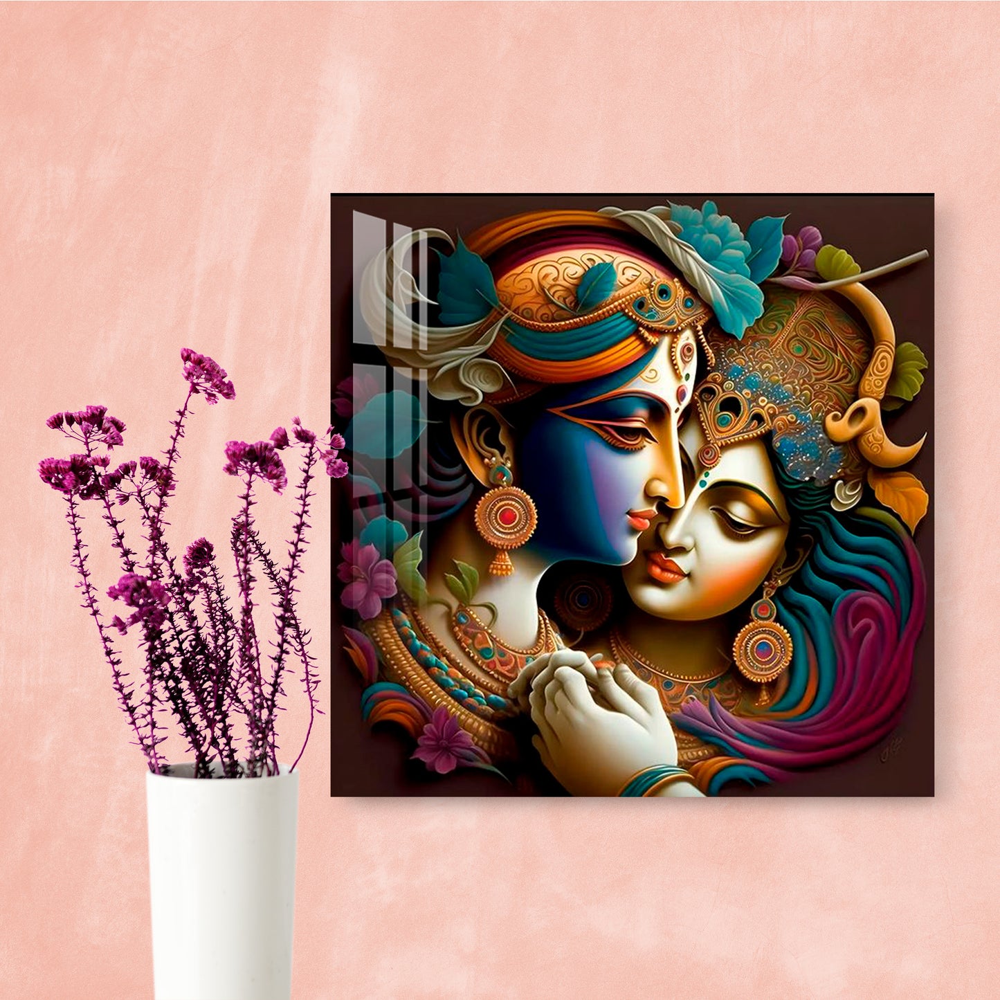 Radha Madhav Acrylic Wall Art