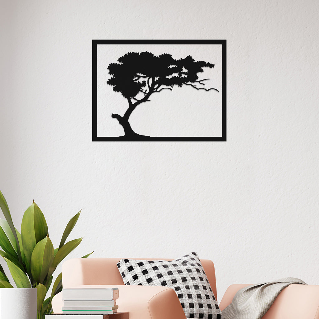 Bonsai Tree Metal Wall Art
