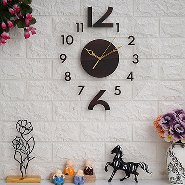 Acrylic Wooden Wall Clock