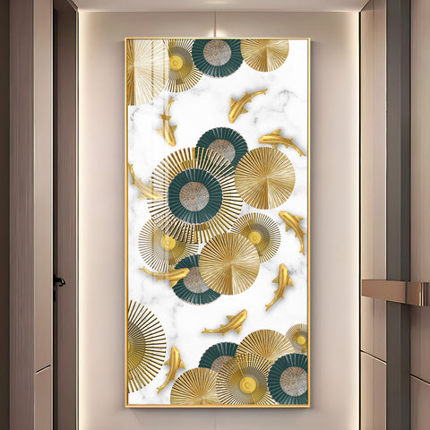 Abaniko Fish Premium Acrylic Vertical Wall Art