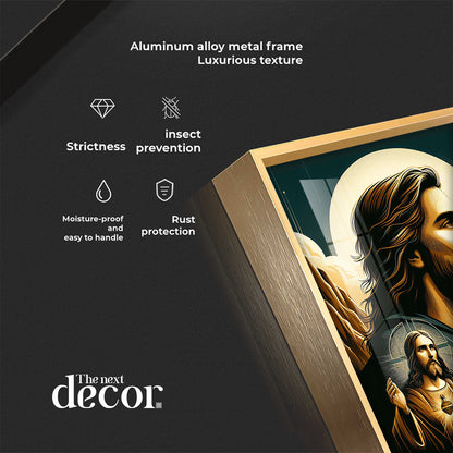 Lord Jesus Premium Acrylic Square Wall Art