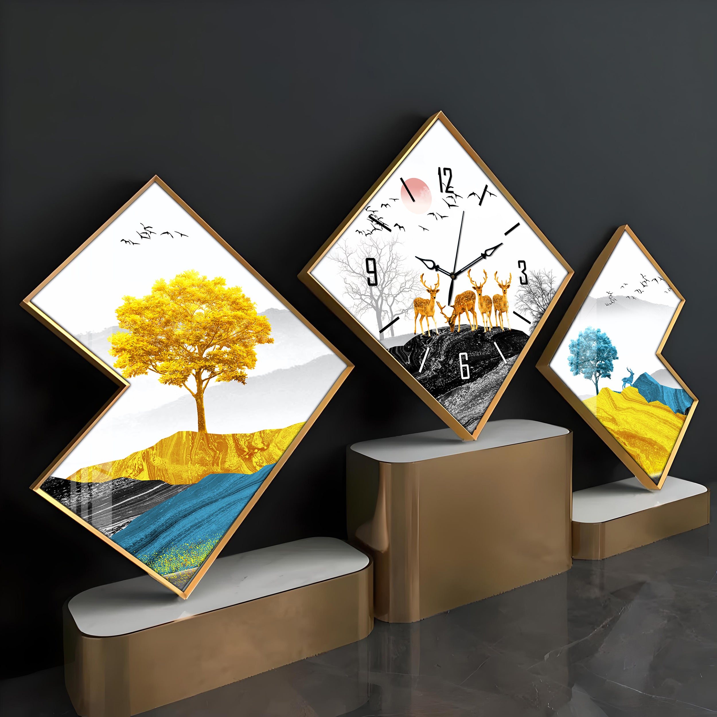 Forest Landscape Premium Acrylic Wall Clock