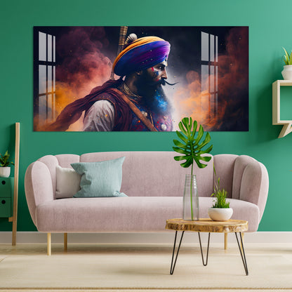 The Resolute Warrior Acrylic Wall Art