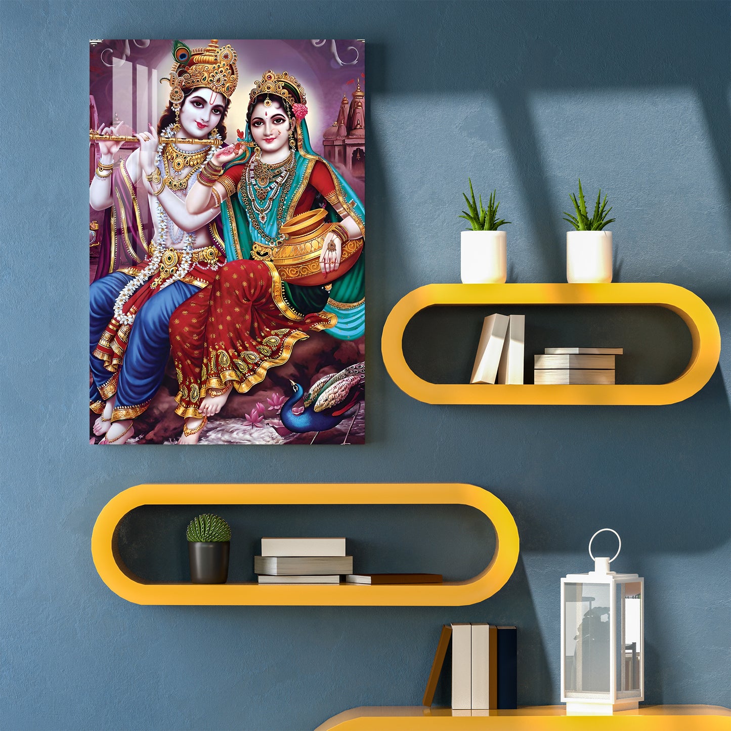 Radha Krishna Acrylic Wall Art