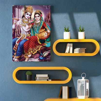 Radha Krishna Acrylic Wall Art