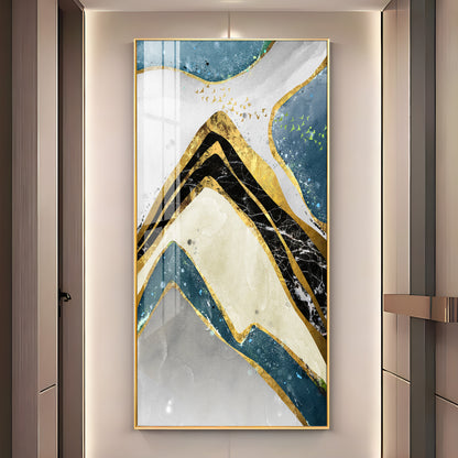 Gilded Glamour Premium Acrylic Vertical Wall Art