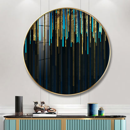 Colorful Palette Premium Acrylic Round Wall Art