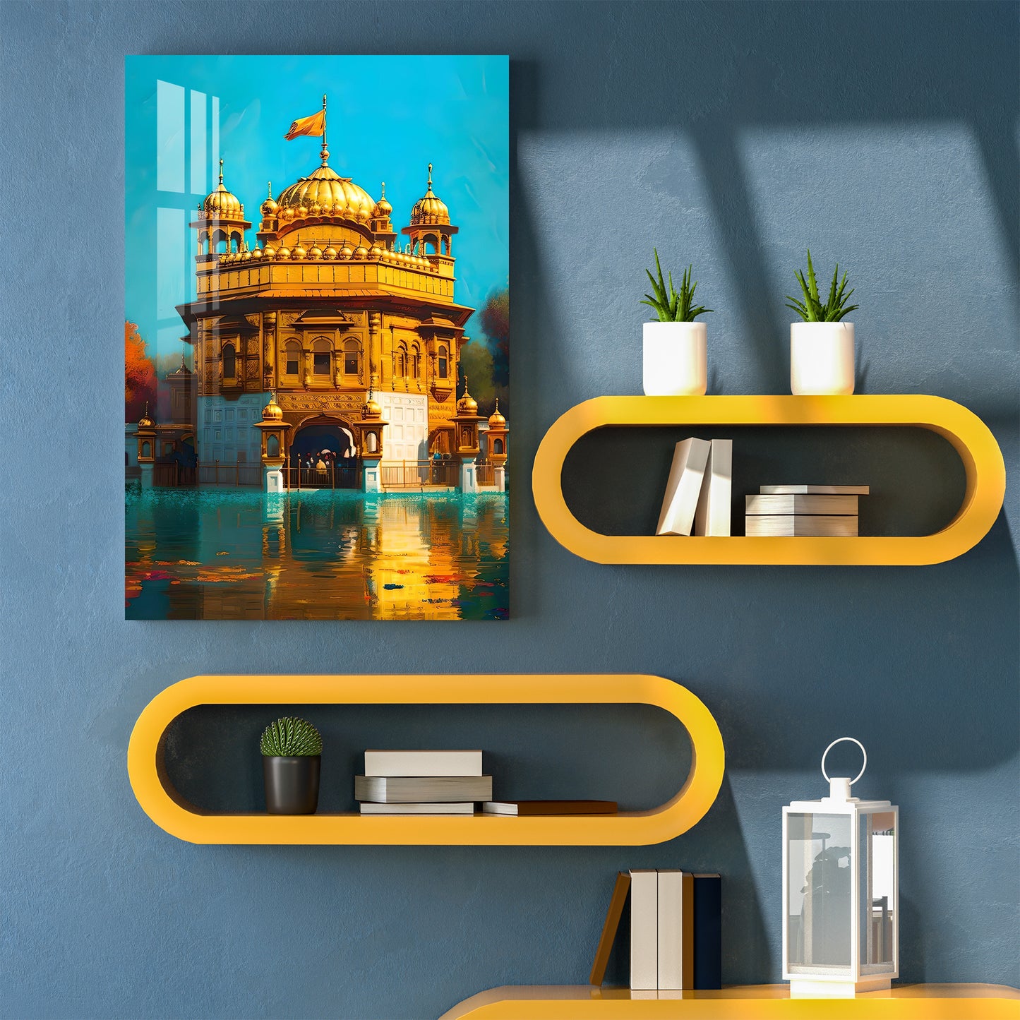 Beautiful Temple Acrylic Wall Art