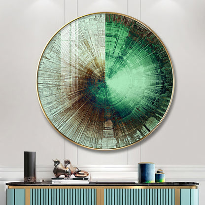 Sphere of Serenity Premium Acrylic Round Wall Art