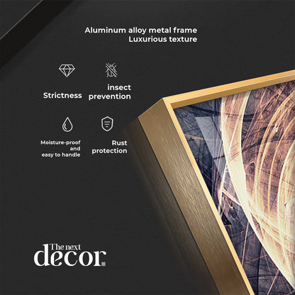 Fractal Art Premium Acrylic Vertical Wall Art