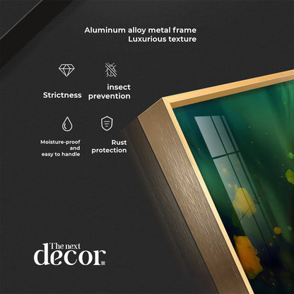 Murli Manohar Premium Acrylic Horizontal Wall Art - 24X12 inches / Gold