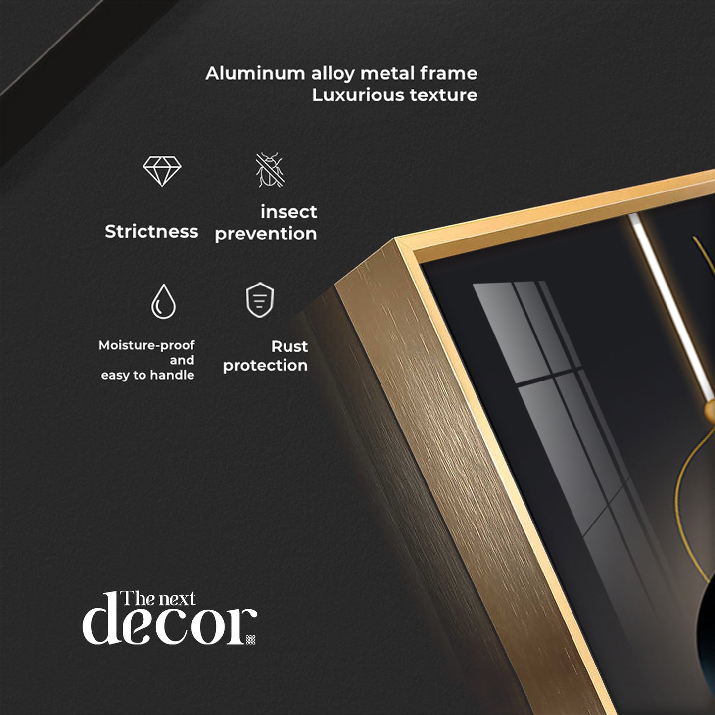 Circular Radiance Premium Acrylic Vertical Wall Art