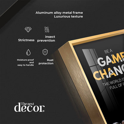 Be A Game Changer Premium Acrylic Vertical Wall Art